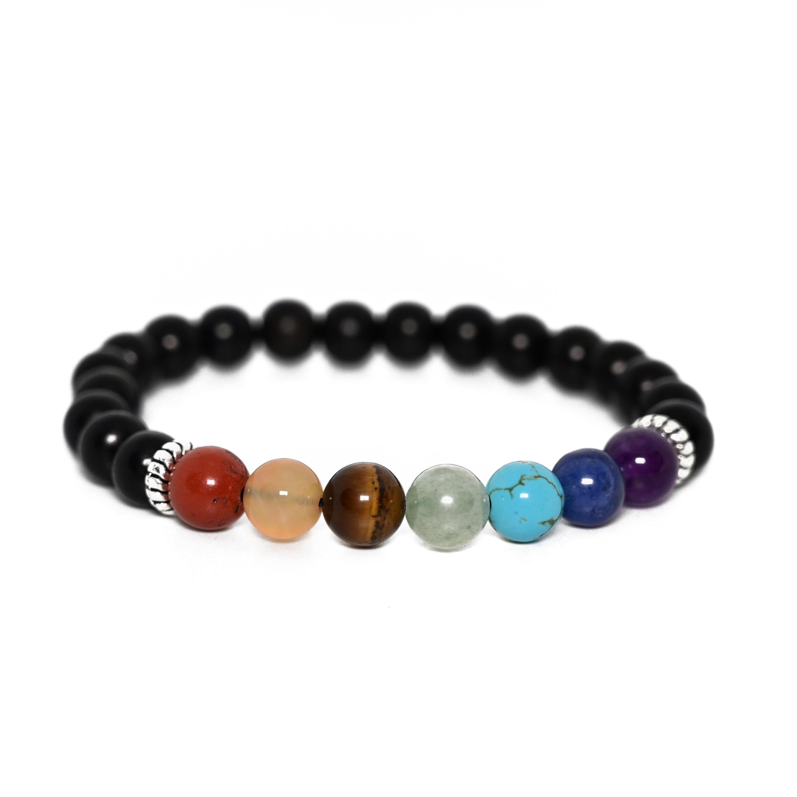 See full amazon price history chart for WoCra® 7 Chakra Karungali Bracelet With Metal Ring | Lab Certified Black Ebony Wood Bracelets | Great Gift for loved ones | Natural Polished Karungali Bracelet | 8mm Bead Size|1 Piece WoCra® 7 Chakra Karungali Bracelet With Metal Ring | Lab Certified Black Ebony Wood Bracelets | Great Gift for loved ones | Natural Polished Karungali Bracelet | 8mm Bead Size|1 Piece (B0CWYQNTXQ) Amazon Price History, Amazon Price Tracker