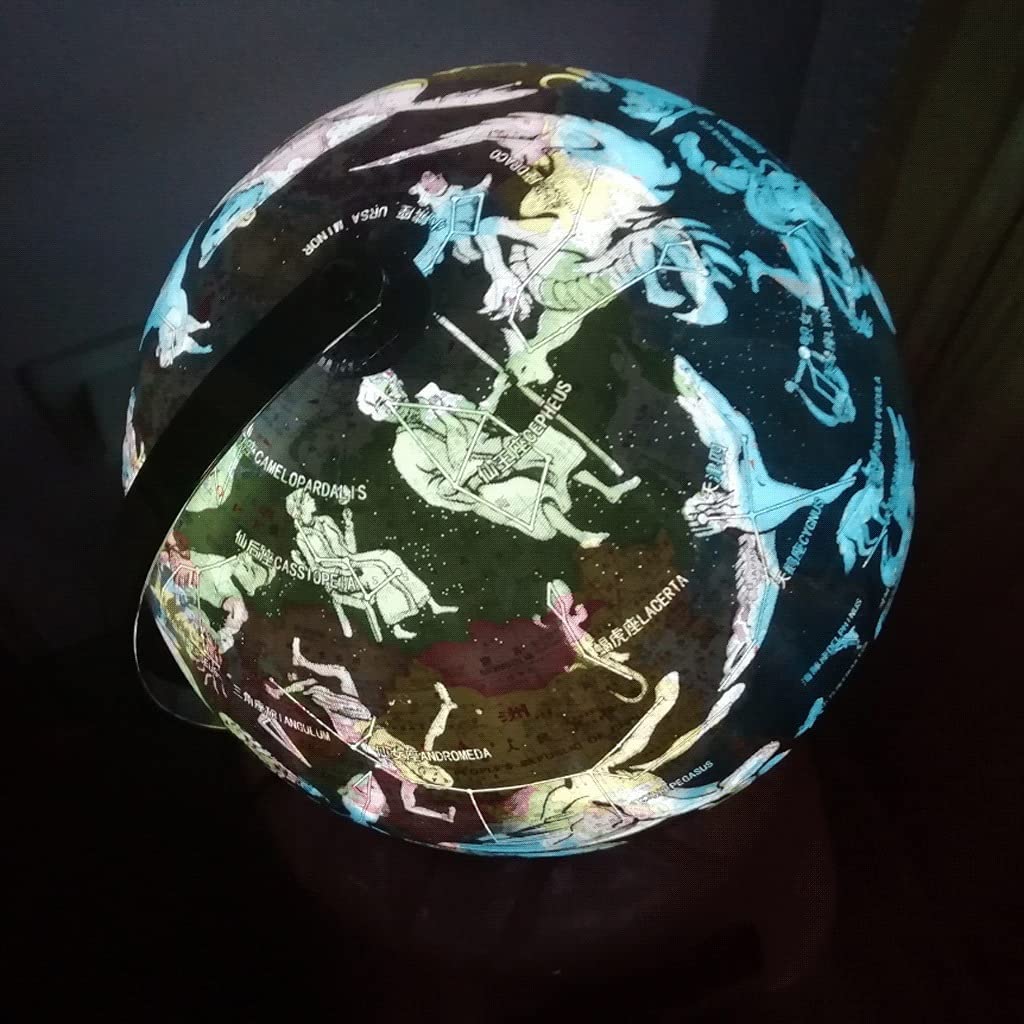 9-calowy edukacyjny z lampką nocną LED Constellation Ar Globe z...