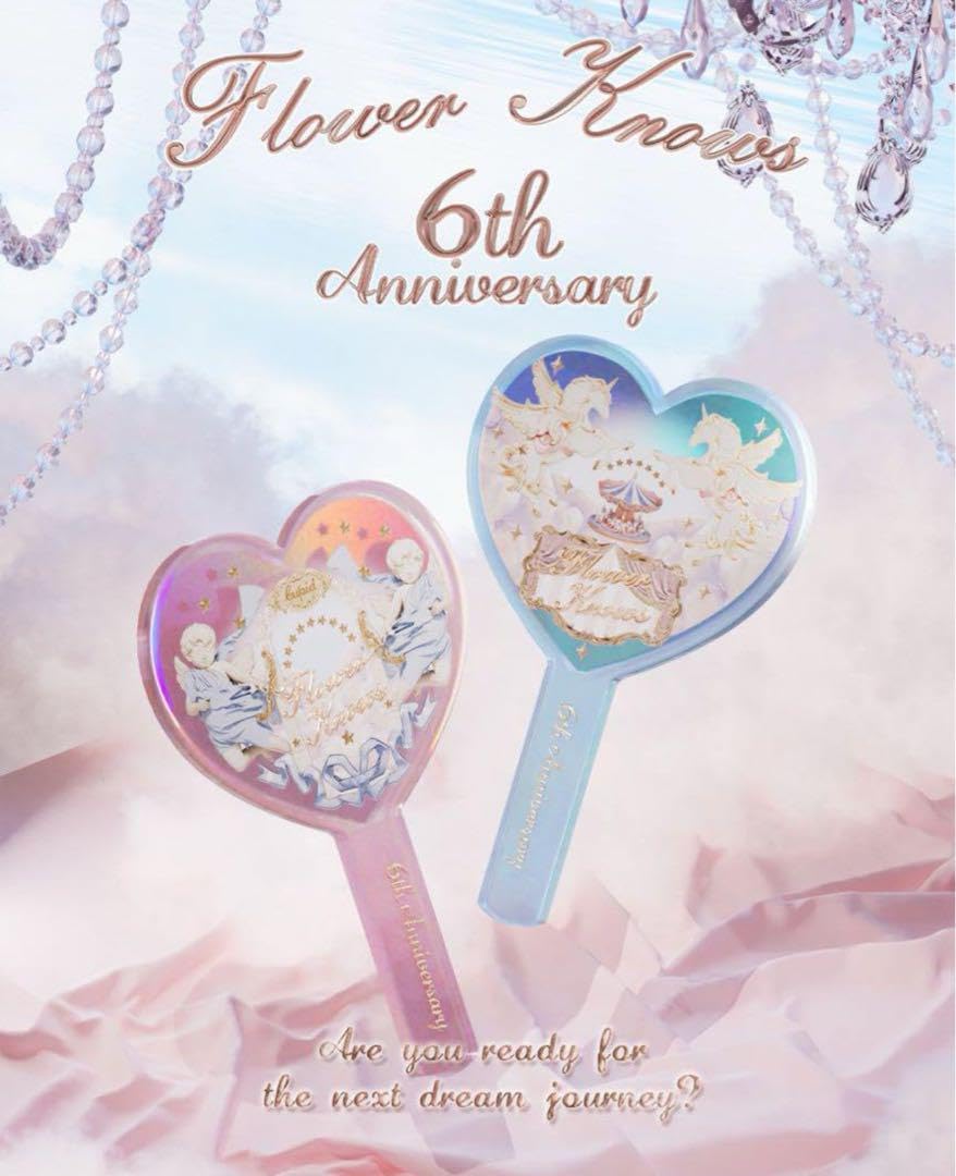 Amazon.co.jp: フラワーノーズ 6周年限定ノベルティ 手鏡 ハンドミラー