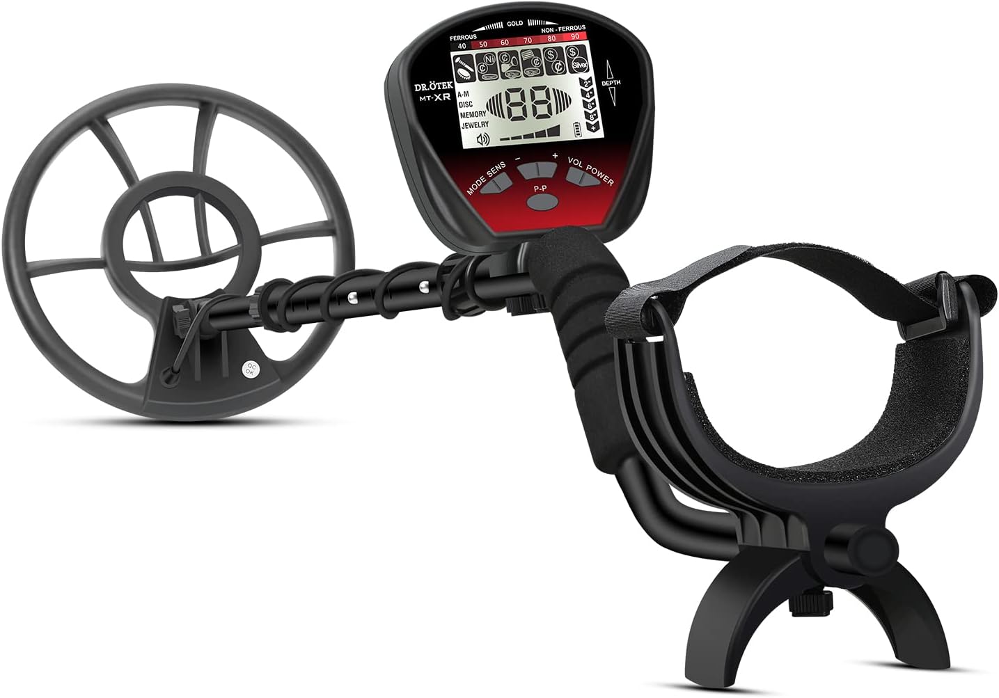 Sunpow Metal Detector for Adults & Kids ,Waterproof Detectors with High  Accuracy Adjustable Pointer,Professional Ground Balance, Pinpoint Modes,  DSP