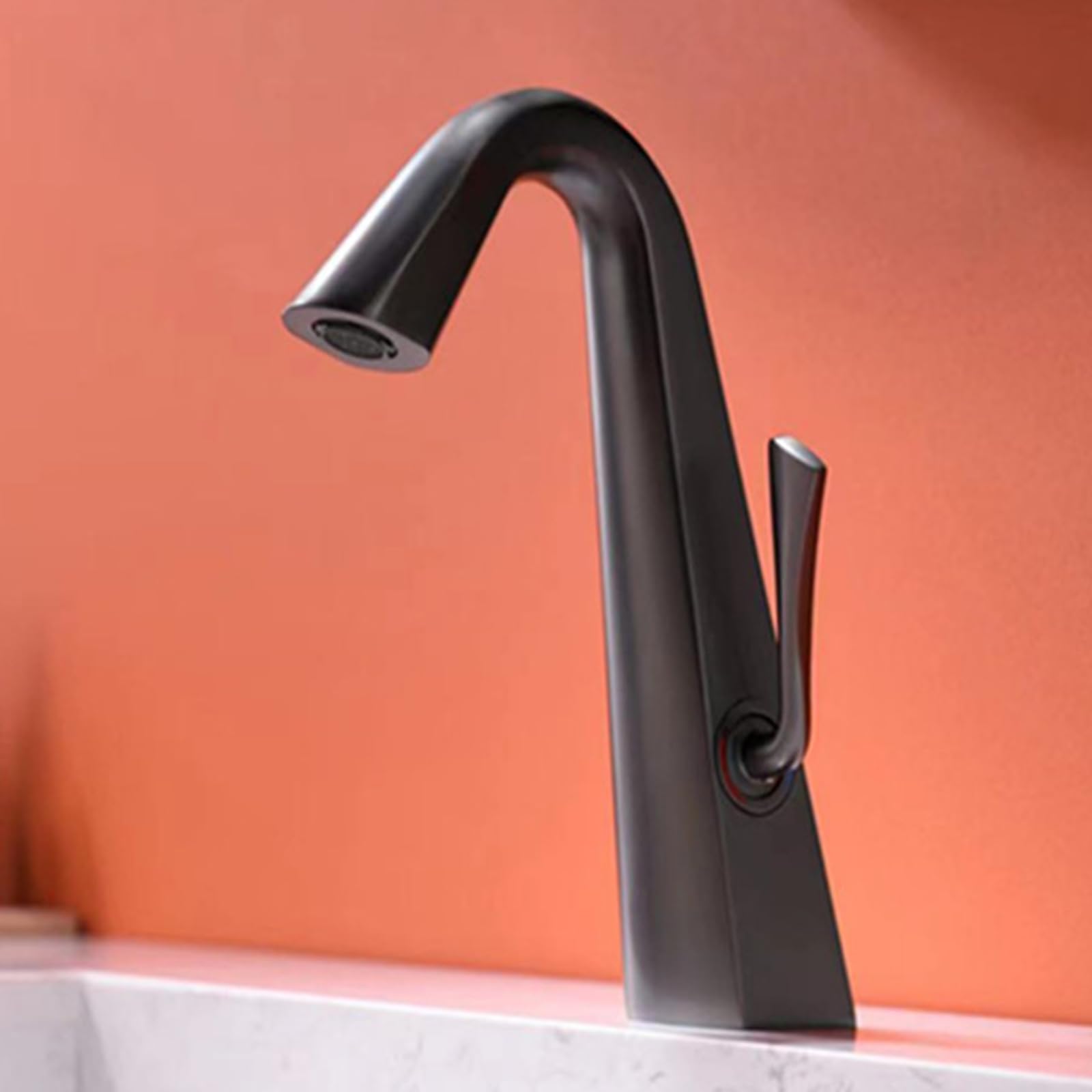 Ygnvmcxjg Black Bathroom Basin Mixer Tap Hot And Cold Brass Bathroom Taps Mixer For Sink