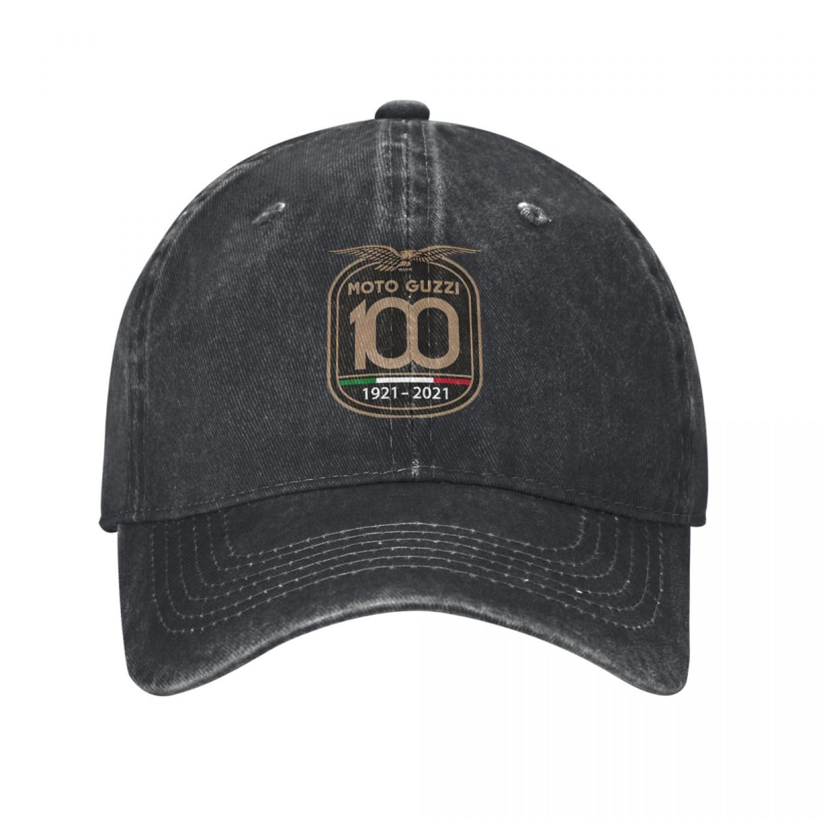 OAAJKOAM Guzzi Moto Unisex-Stil Baseball mützen die 100. Motorräder Jubiläum Distressed Denim Hüte Kappe Klassische Outdoor-Workouts