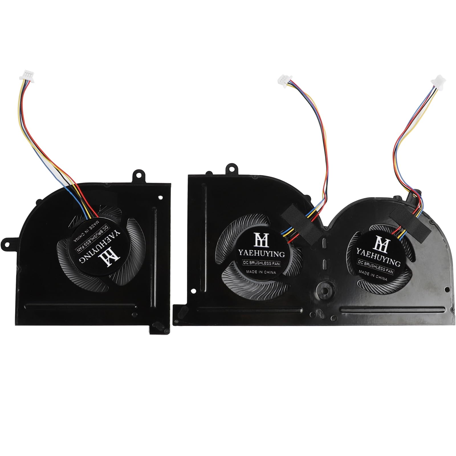 CPU+GPU Cooling Fan for MSI GS63 GS63VR 6RF 6RF-001US 7RF 7RF-212UK GS73 GS73VR Stealth MS-16K2 MS-17B1 BS5005HS-U2F1 BS5005HS-U2L1 DC5V 0.5A Fan