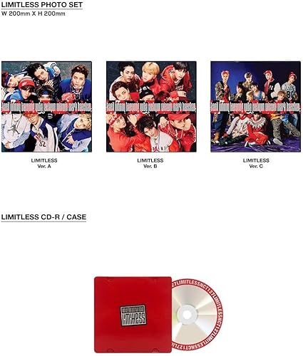 Miniatura 4 de Reedición NCT 127 - NCT #127 LIMITLESS (2 Mini álbum) Álbum+Juego de tarjetas de fotos extra