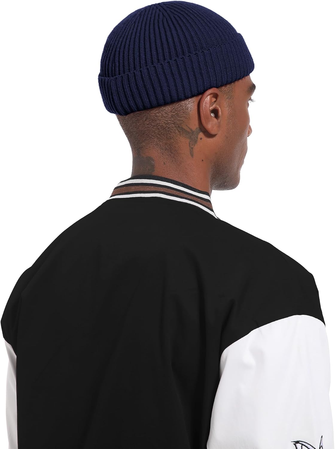 Swag Short Fisherman Beanie for Men Women, Wool Knit Cuffed Fleece Lined Trawler Beanies Winter Warm Hat - Image 6