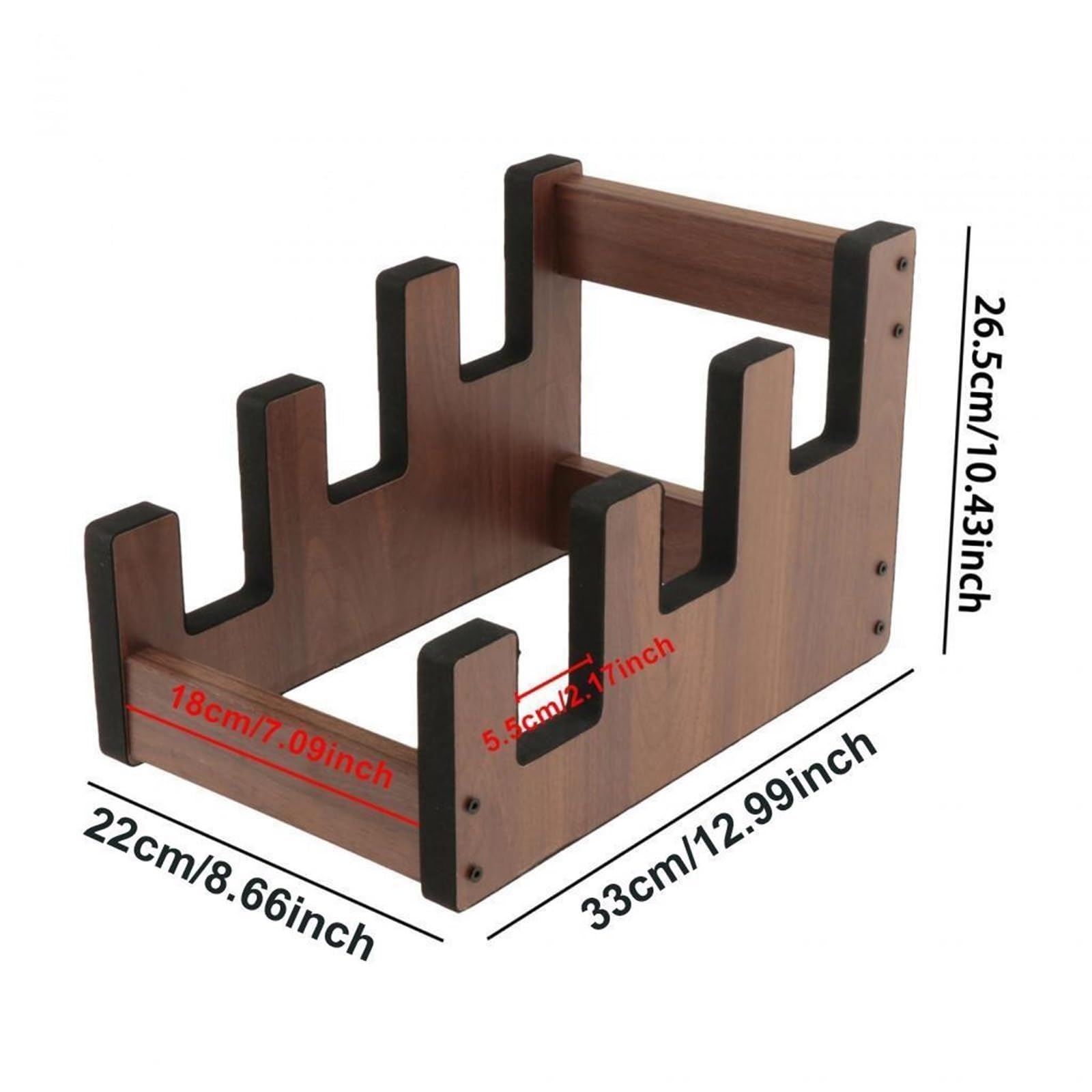 supporto chitarra Guitar Stand Multiple Holder Wooden | Bamboo Tiered Rack For Acoustic Electric Bass Guitar Home Studio