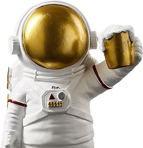 Miniatura 3 de Estatua de astronauta de astronauta, adorno de mesa de astronauta, modelo de astronauta para decoración del hogar, oficina, dormitorio