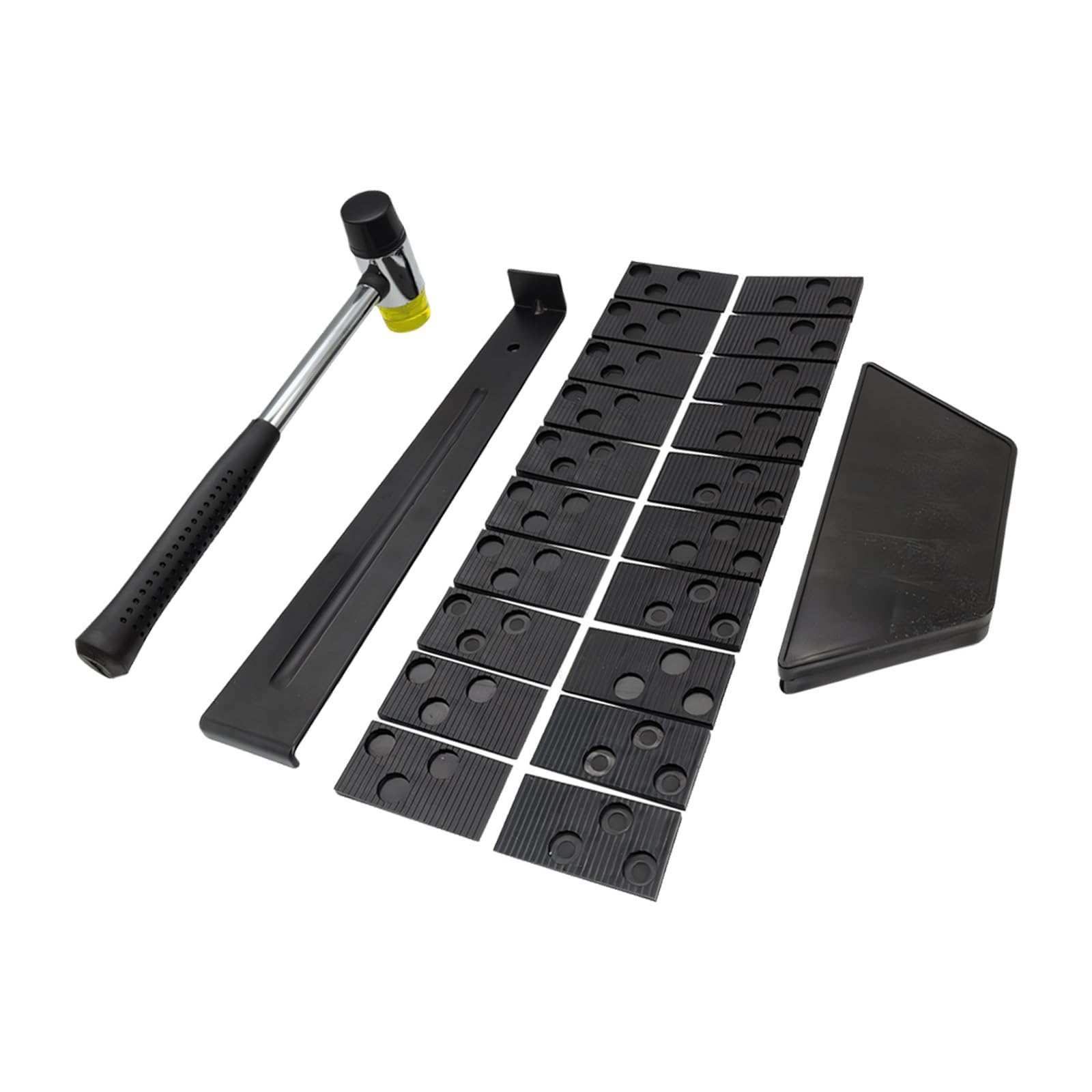 Osniyaw B Multipurpose 23 Component Hardwood Floor Laying Tool Kit, Perfect For Diy Projects, Quick And Easy Installation, Portable Flooring Equipment Kit