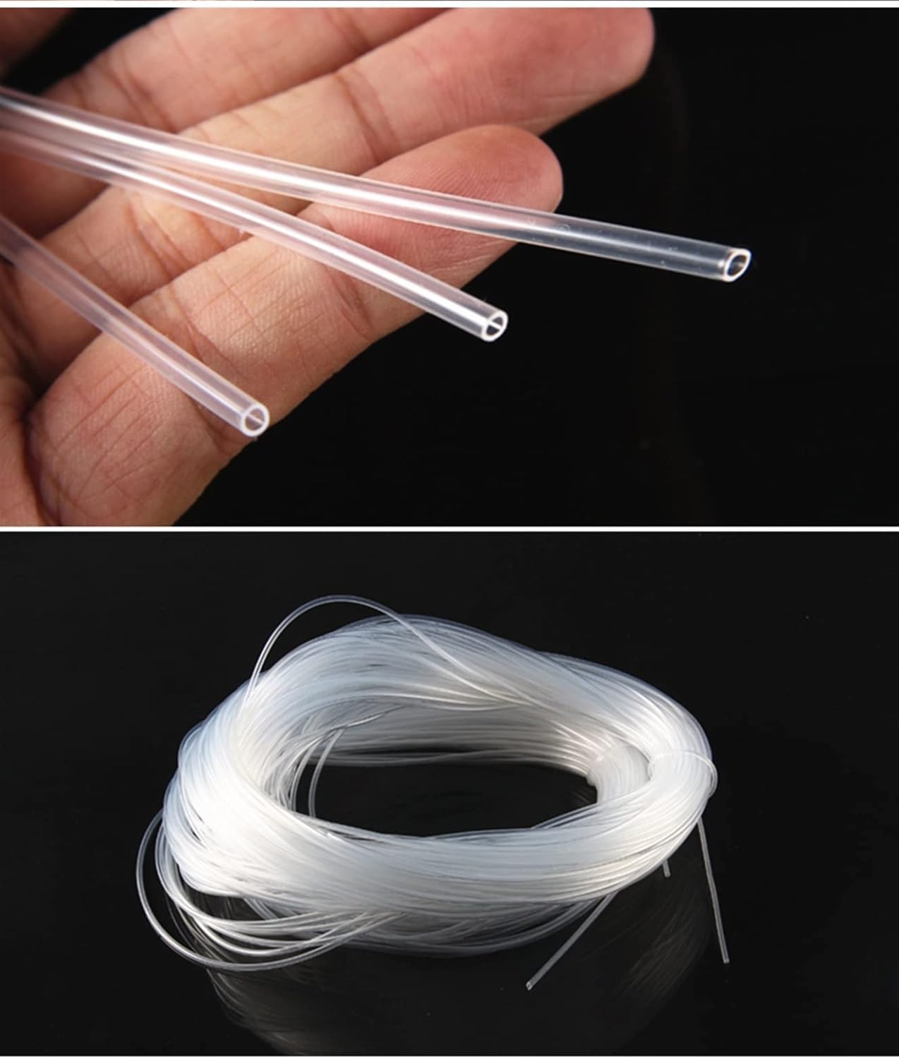 Mdingbao-Silicone Hose Tube 1M Clear Flexible Soft Rubber Translucent Hose Tube Silicone Pipe Water Air Pump Hose Pipe 1/2/3/4/5/6/7/8/9/10/12/25mm, High Temperature Resistance