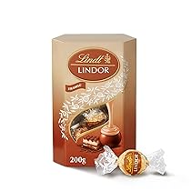 Lindt LINDOR Cornet Tiramisù, Confezione di praline di cioccolato Lindt al gusto Tiramisù, Praline LINDOR con guscio croccante e ripieno d’irresistibile scioglievolezza, Formato 200g