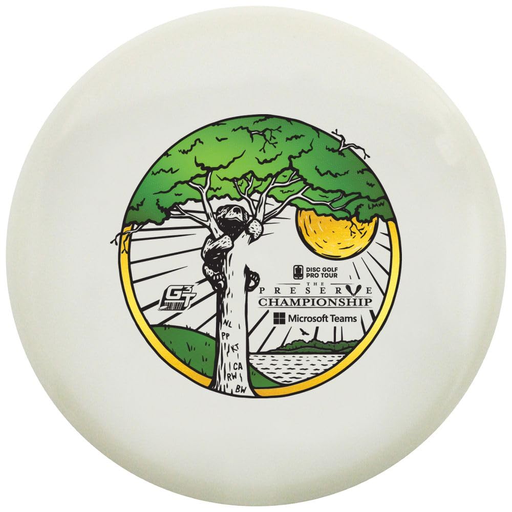 Axiom Limited Edition 2024 Preserve Championship Total Eclipse Glow Proton Envy Putter Golf Disc, 170-175g, Black / Green / Yellow