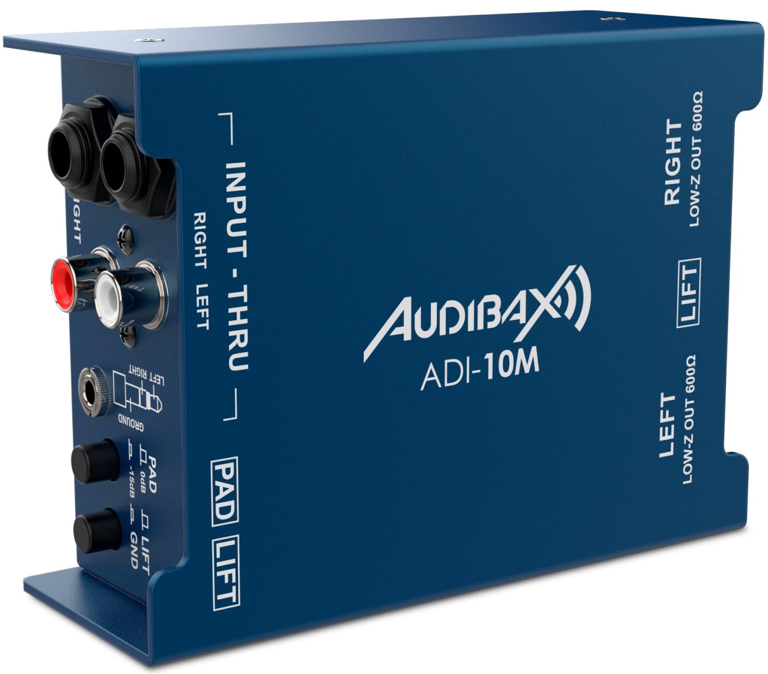 Audibax ADI-10M Caja DI Pasiva de 2 Canales