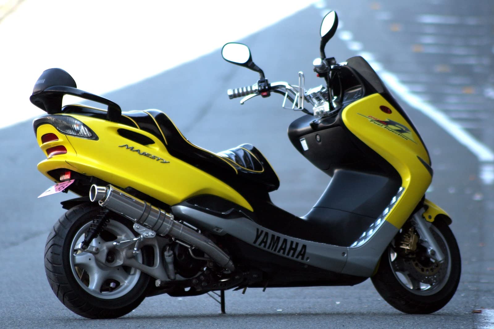 Amazon | Realize マジェスティ125 バイクマフラー 5CA キャブ車・FI車 