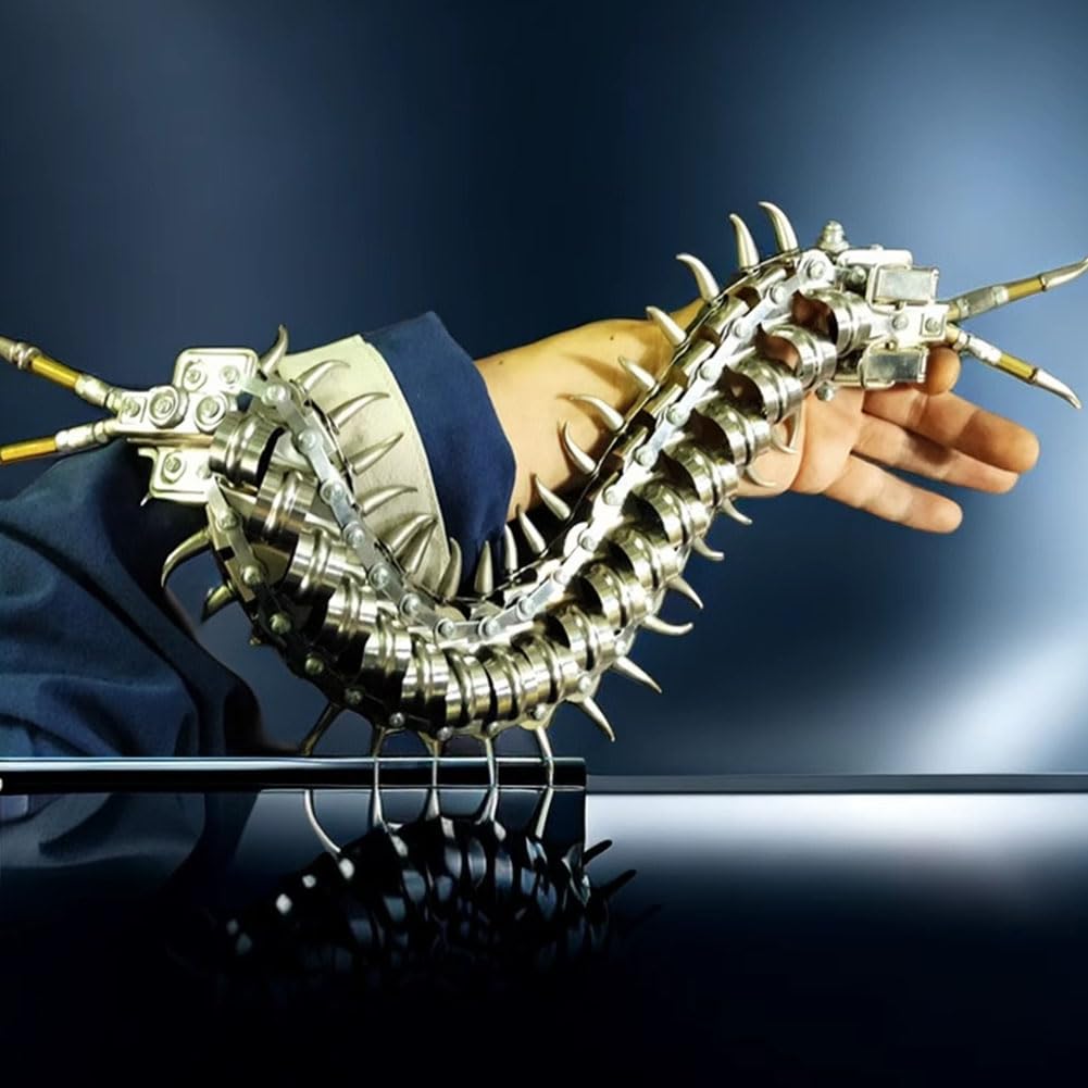 Puzzle 3d Z Metalową Stonogą MożLiwość Samodzielnego DemontażU KróL Stonoga Wykonywanie Modeli Mechanicznych Styl Steampunkowy Edukacyjny Zestaw Do MontażU Z NarzęDzia Ornamente