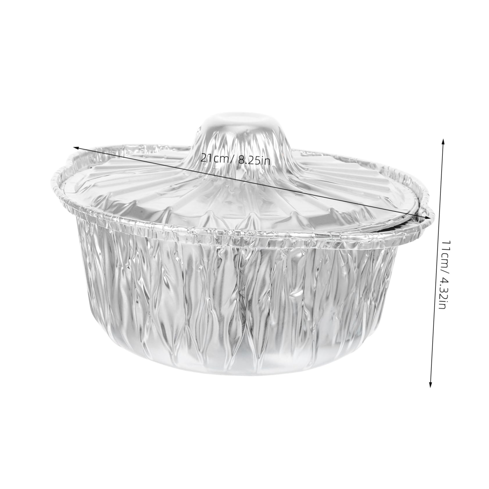 Hemobllo Lot De 6 Barquettes En Aluminium Avec Couvercles Marmite à Soupe Chaude Réutilisable, Ustensiles La Cuisine Camping, Pour Pique-niques, Randonnée Et Réunions En Plein Air