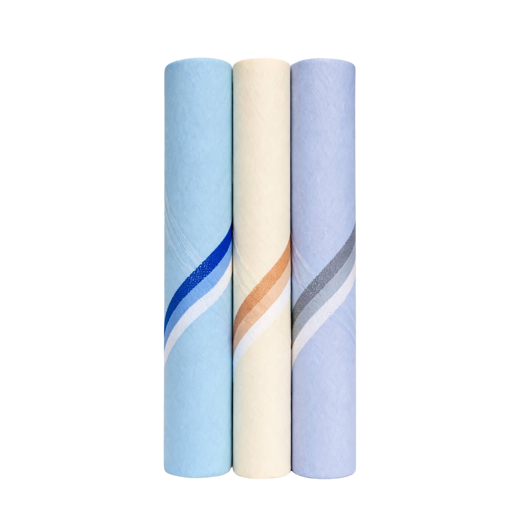 royal mart Men's Light Color Striped Premium Handkerchief - Pack of 03-picture-21
