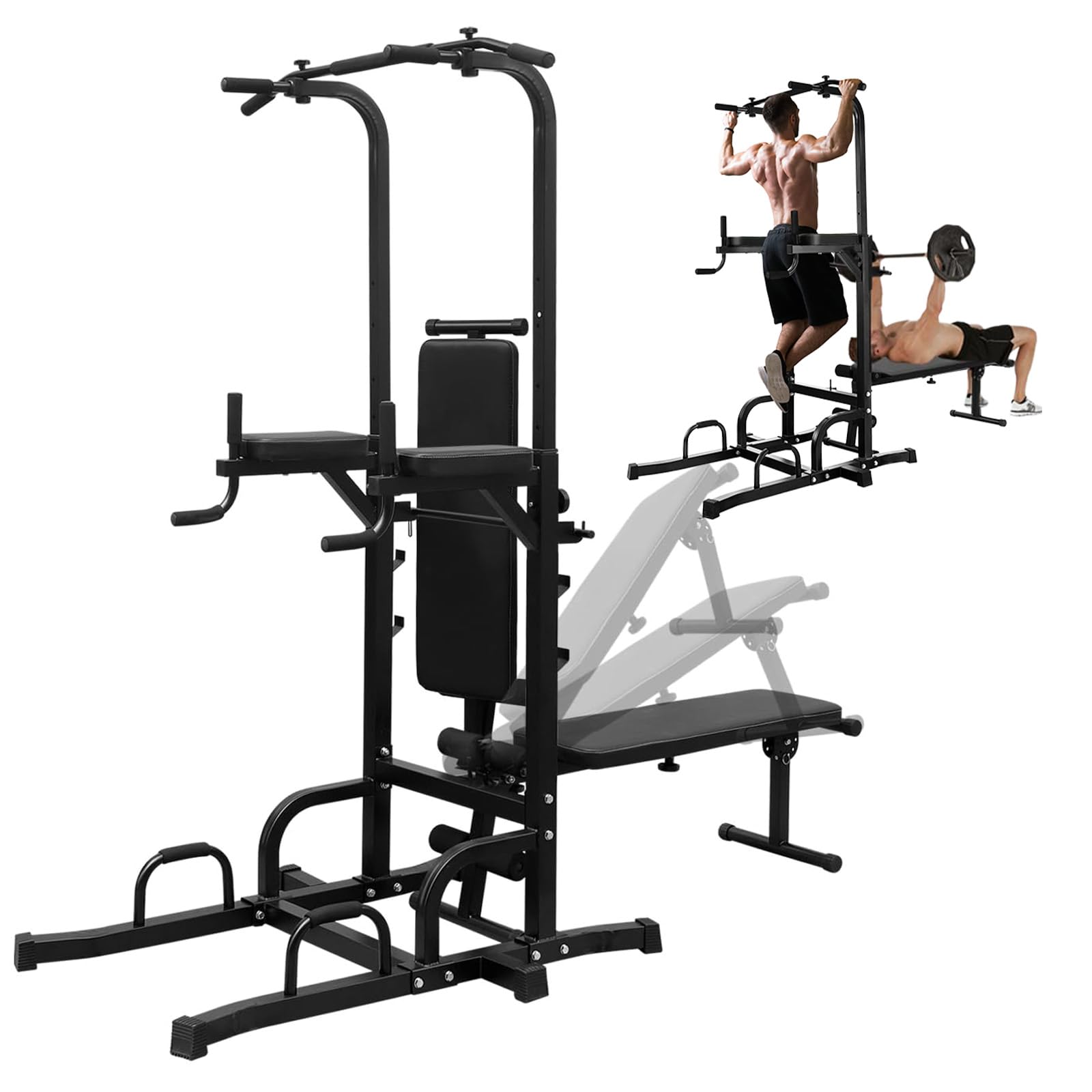 Tappio Power Tower Pull Up Bar for Home Gym Multi Functional Pull Up Bar Stand Dip Bar Station