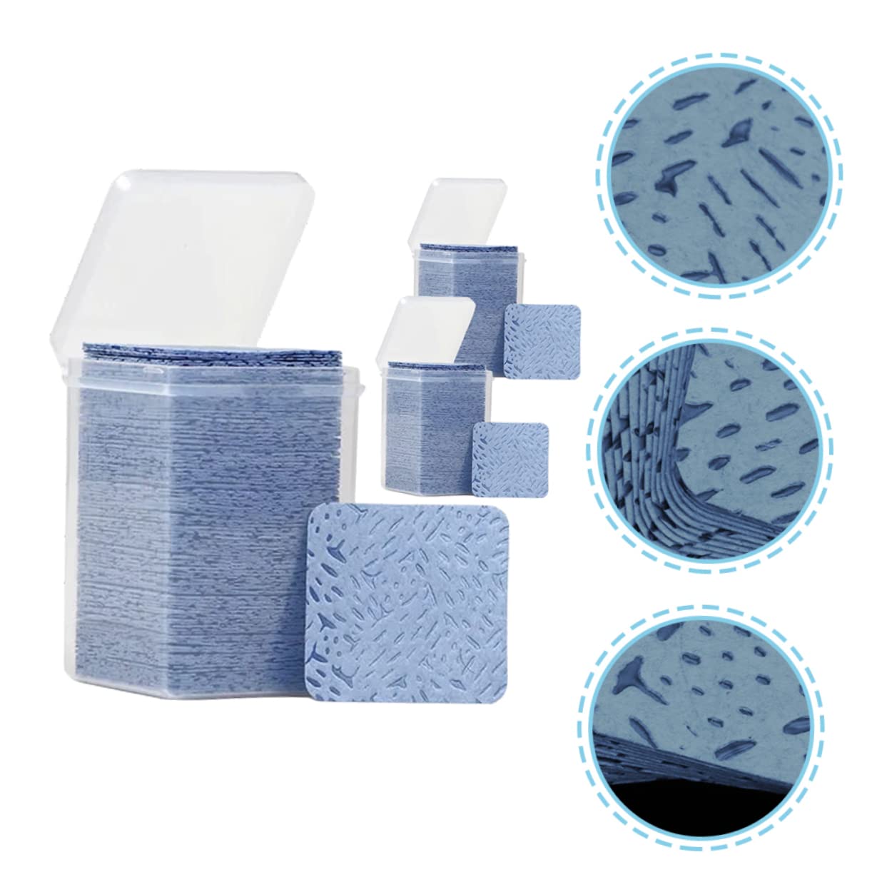 PartyKindom Lash Extension Cleaning Pads Compact Eyelash for Essential Salon Tool for Easy Use Portable and Practical for Travel