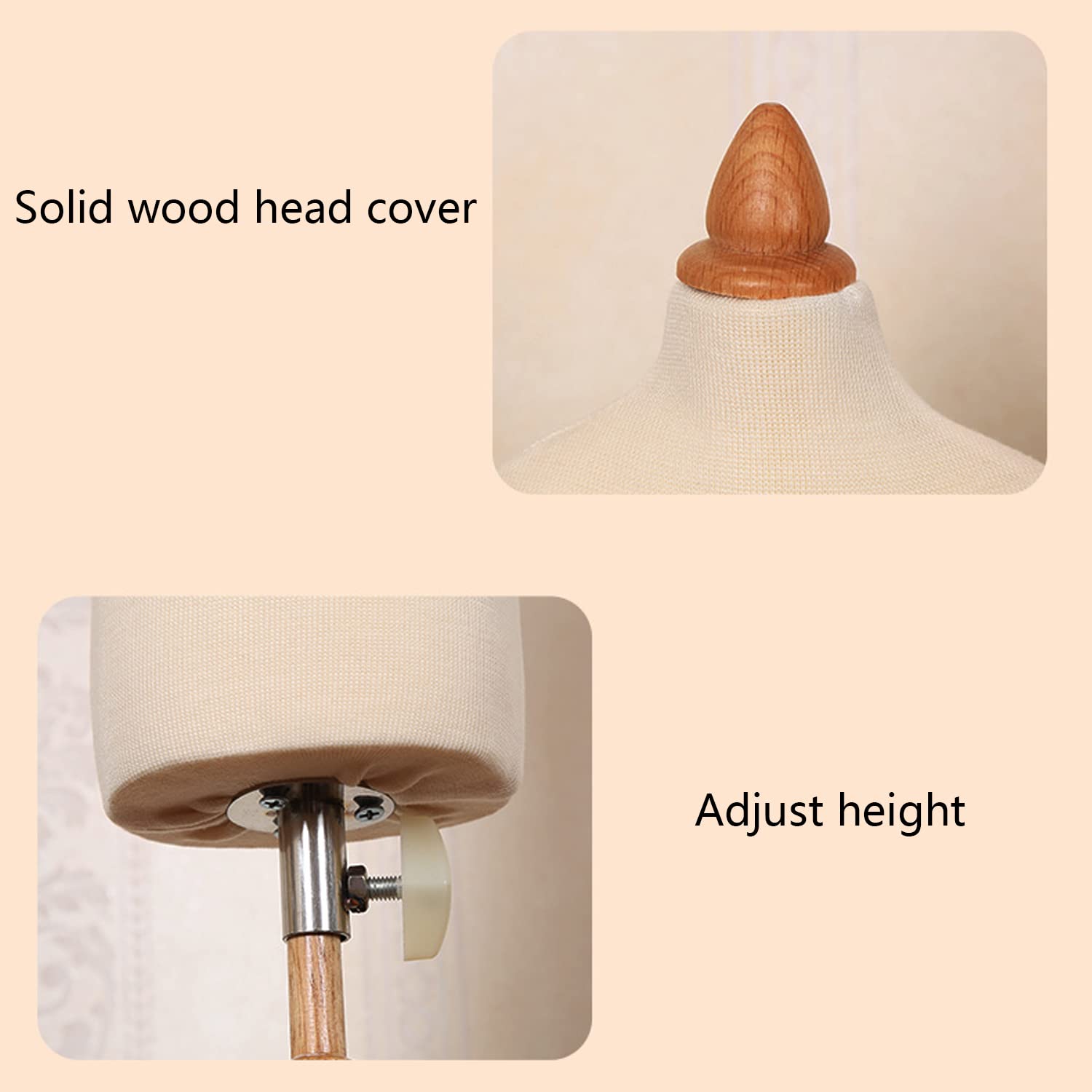 Kleding Vrouwen Jurk Vrouwelijke Mannequin Torso, 2 Stuks Jurk Vorm Mannequin Lichaam Met Basisstandaard Voor Het Naaien Van Naaisters Sieraden Display Zwart En Wit Winkel Etalage Pop