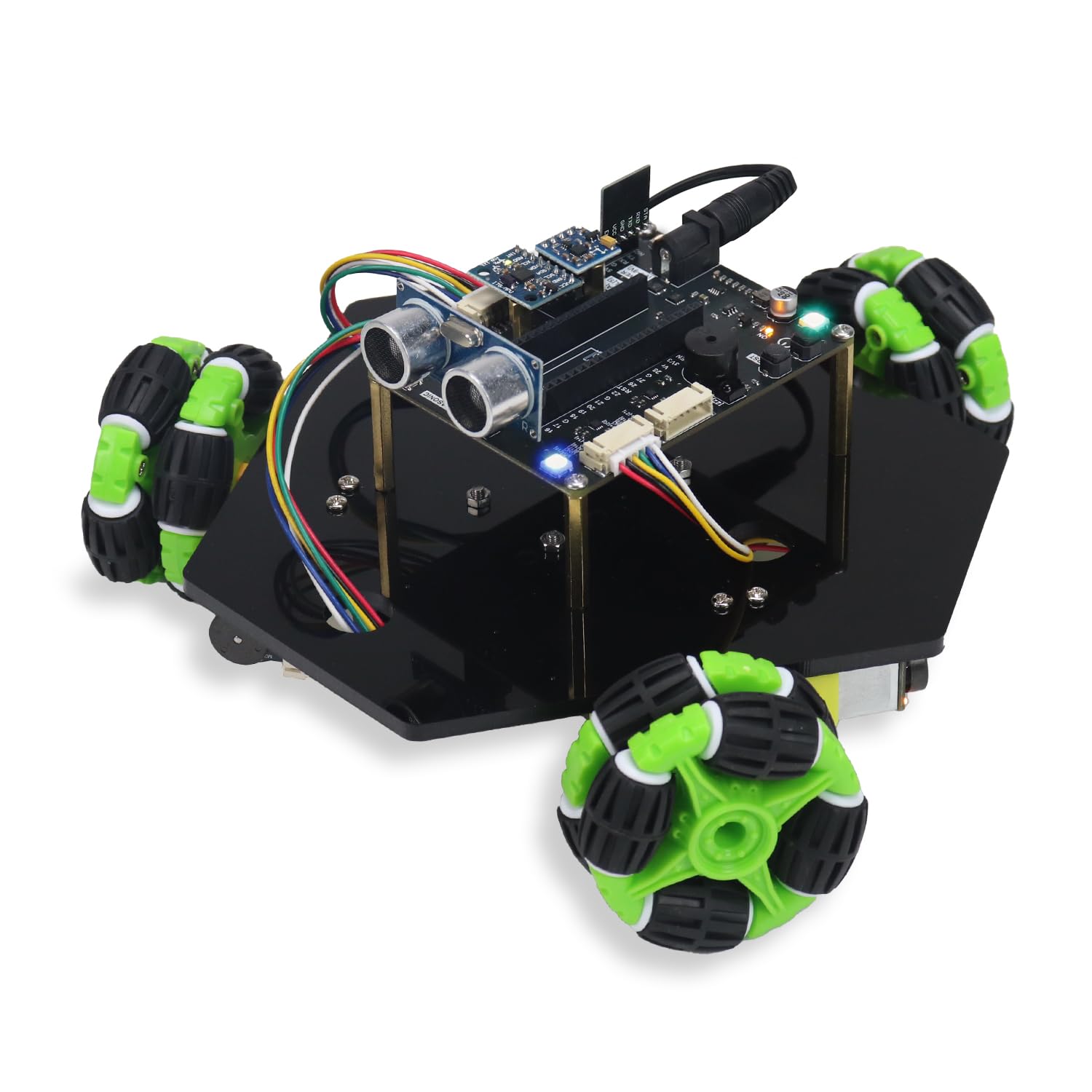 Freenove Omni Wheel Car Kit for Raspberry Pi Pico 2 W (Included), Dual Arm Cortex-M33 and Dual Hazard3 RISC-V Microcontroller, 3-Wheel and 4-Wheel Forms, Accelerometer Module, Compass Module — view 9