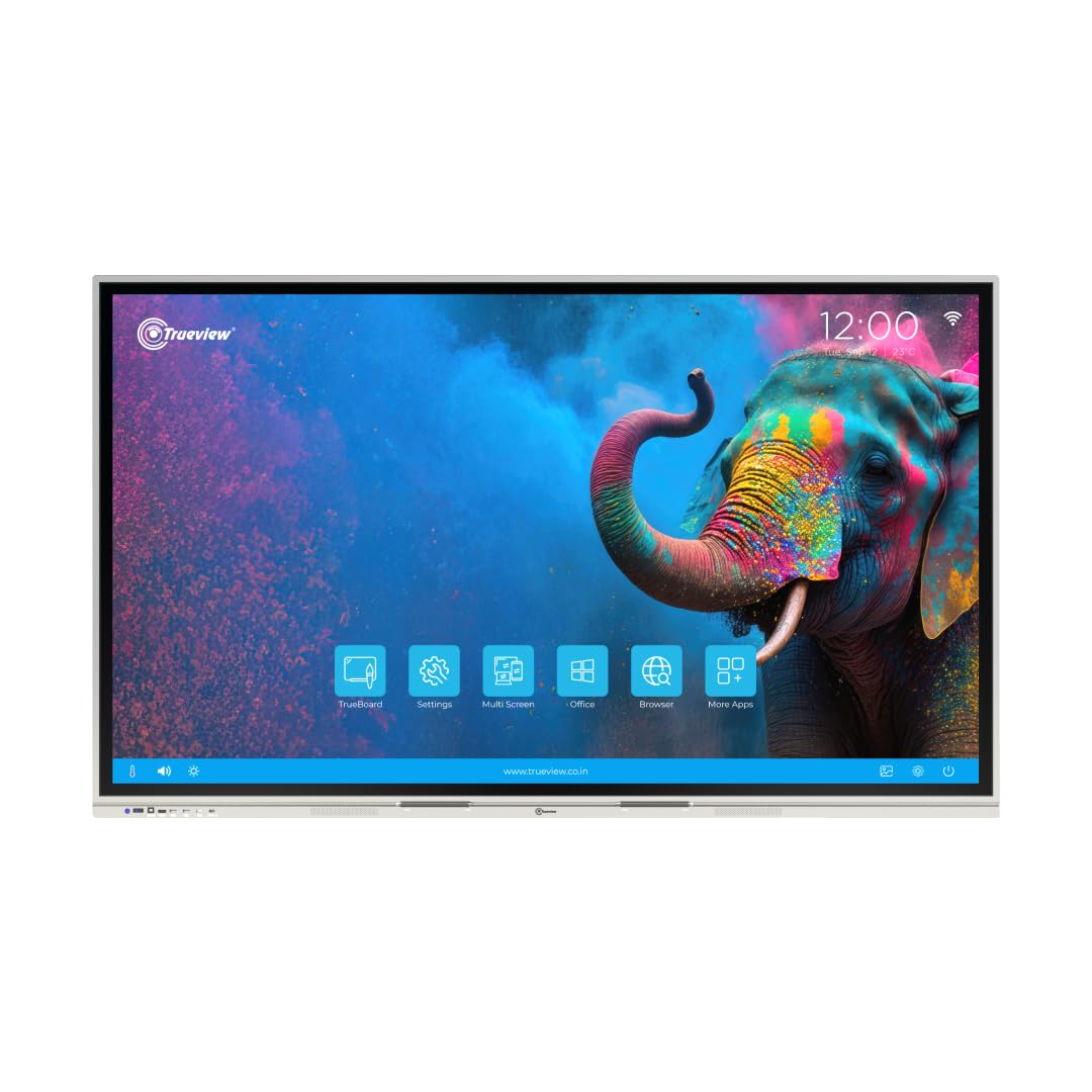 Trueview TrueBoard 85" 4K UHD Interactive Flat Panel Display Smart Touchscreen LED Monitor with Android 14 20-Point Infrared Zero Bonding Touch Digital Whiteboard for School, Office, Home, Institute-image-38