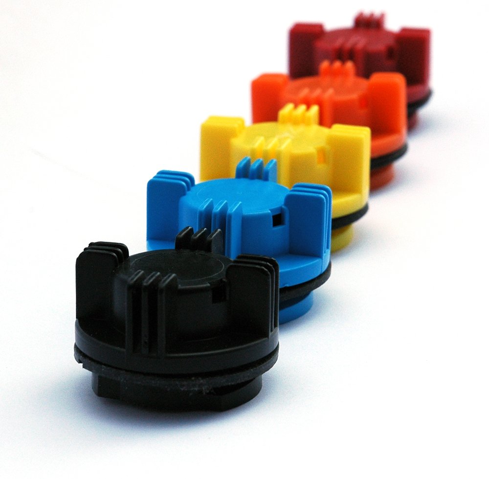 Battery Vent Caps (Yellow)