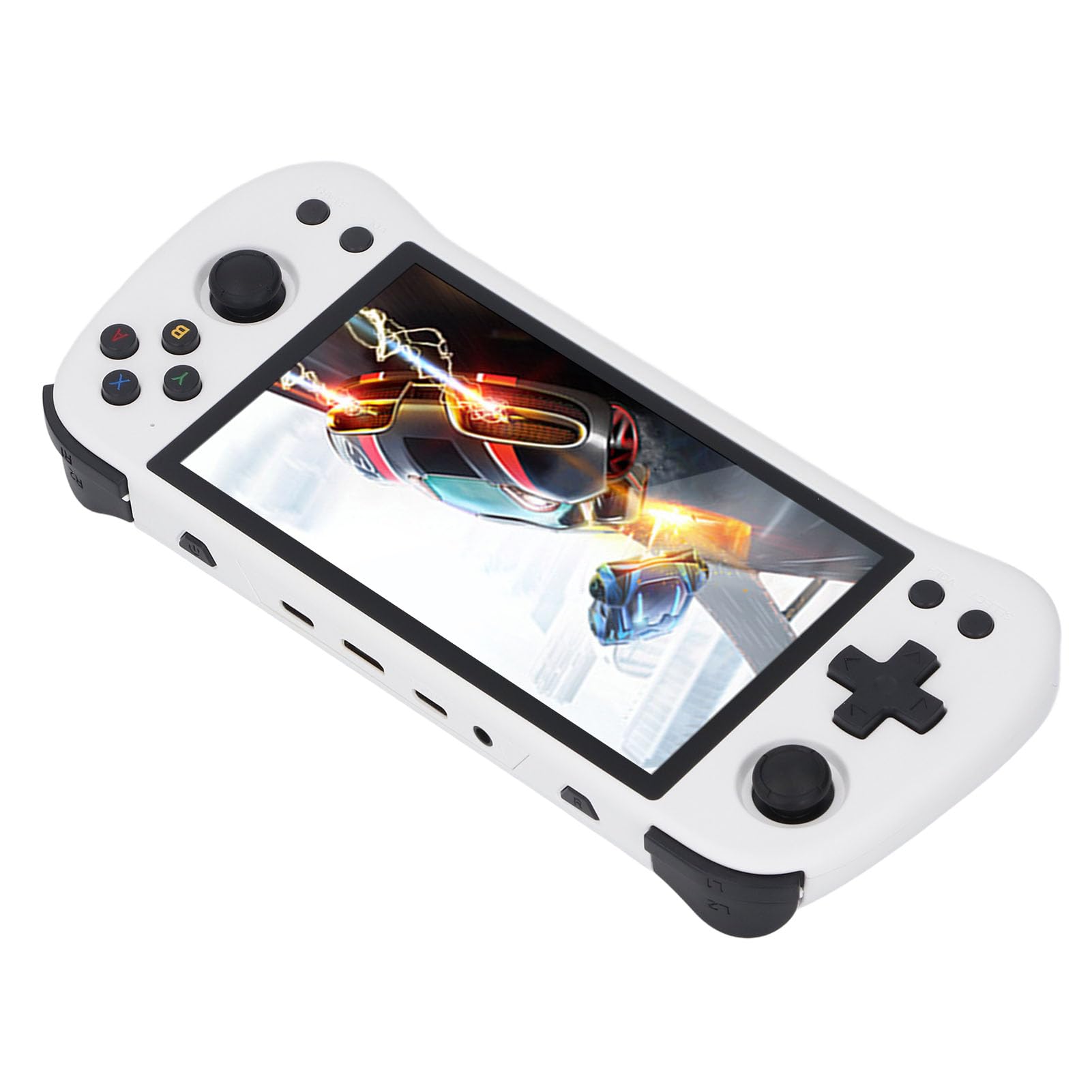 X55 Handheld-Spielekonsole, 5,5-Zoll-IPS-Bildschirm, Retro-Handheld-Spielekonsole, Unterstützt Mehr Als 30 Simulatoren, Tragbarer Game-Player für Kinder (16G und 128G)