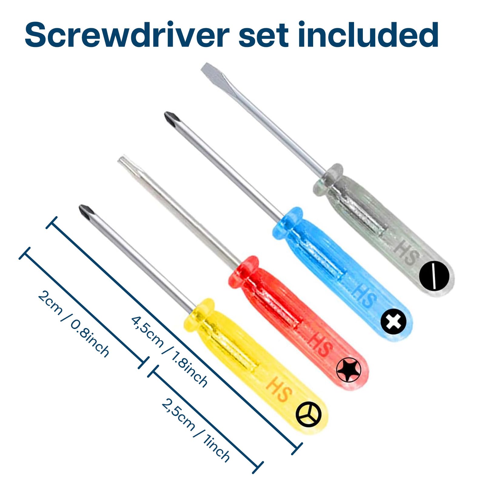 Kit De Vis Et Supports Pour Réparation IPhone 14 Plus - Pièces Métalliques De Remplacement - Multicolore