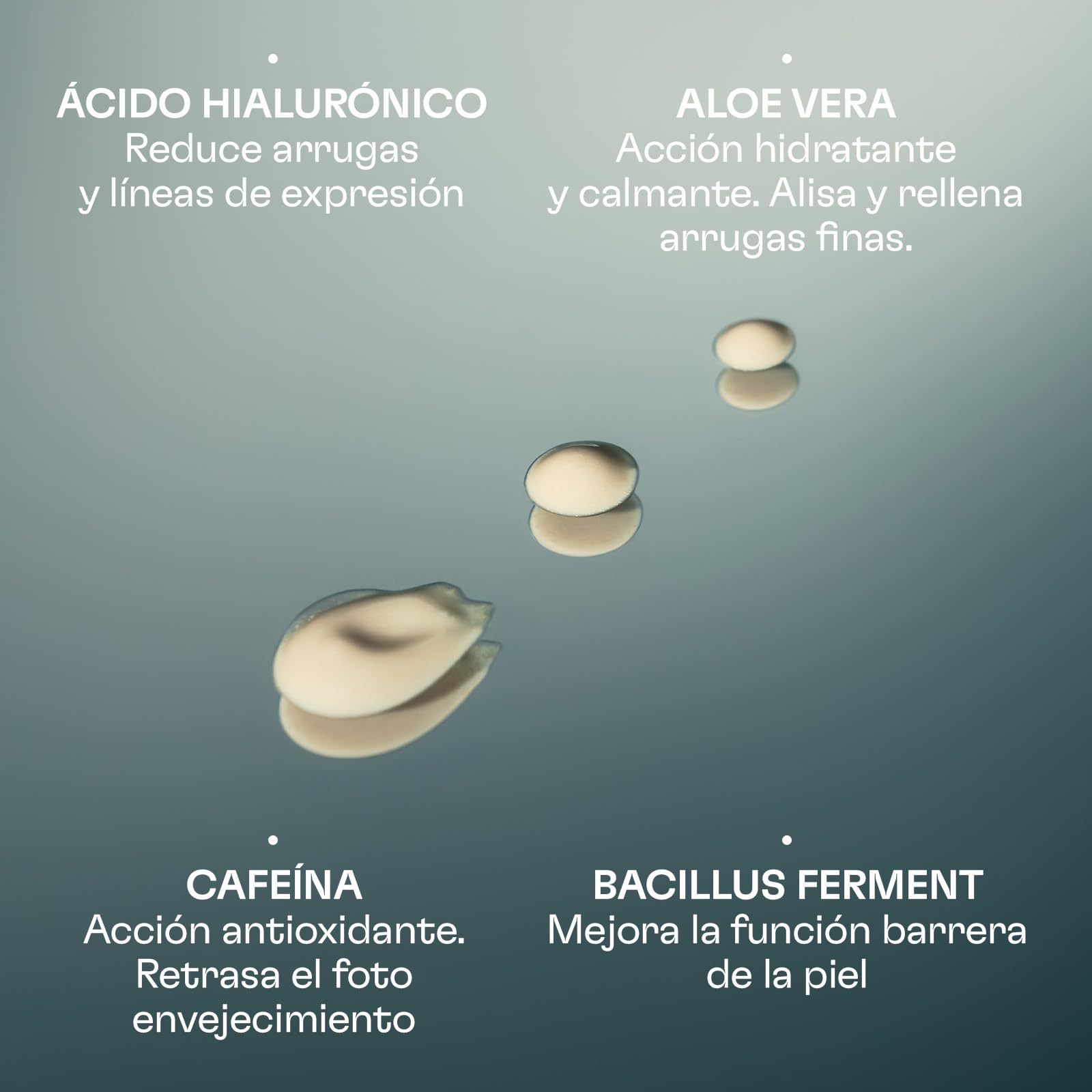BINOMIAL - Eyes to Go | Contorno de Ojos con Cafeína | Sérum Facial con Ácido Hialurónico y Aloe Vera | Tratamiento Hidratante y Antibolsas | Skincare | 15ml