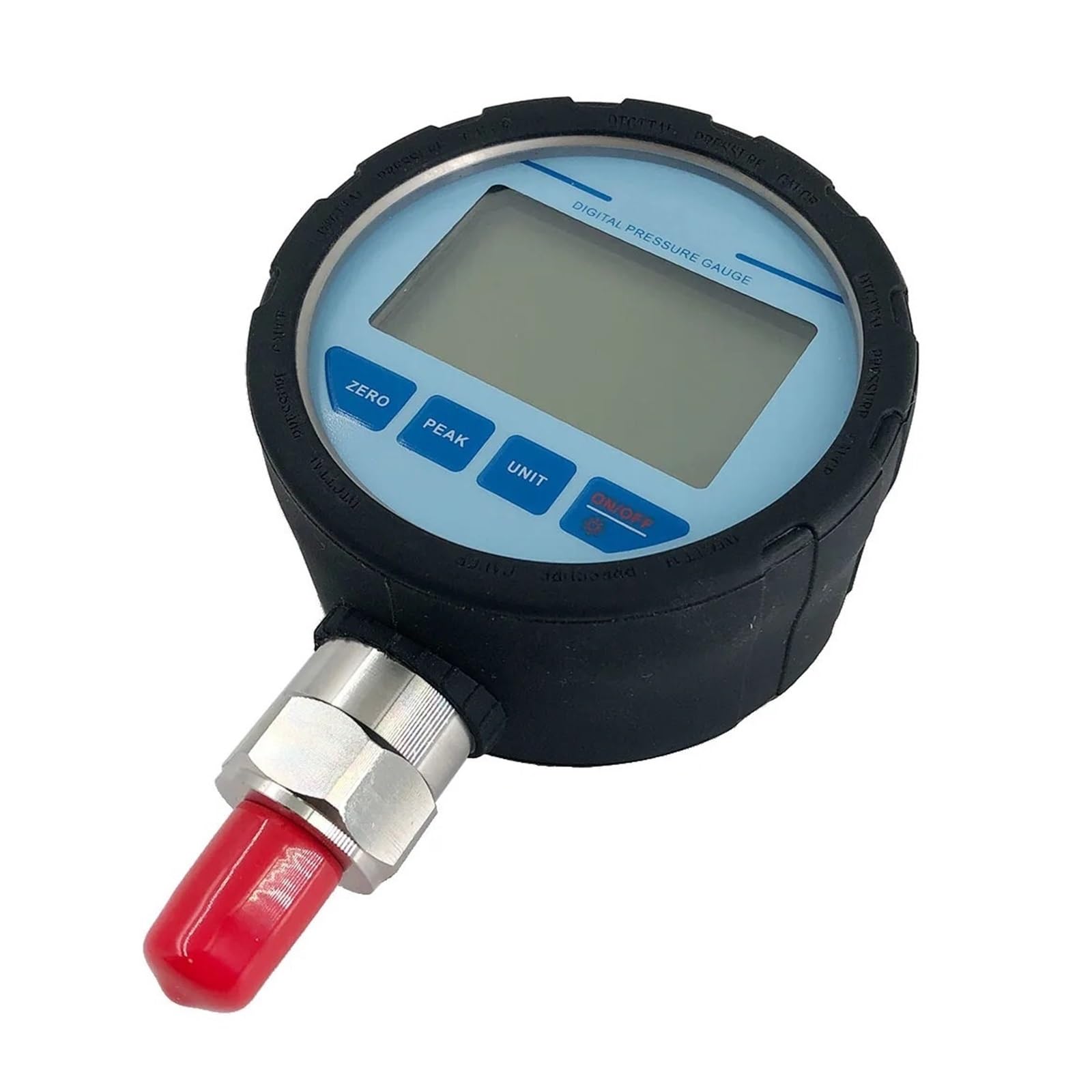 Druckmessgerät Genauigkeit 0,5%FS Membran 316L LCD Edelstahl Manometer Druckmanometer(0-40MPa)