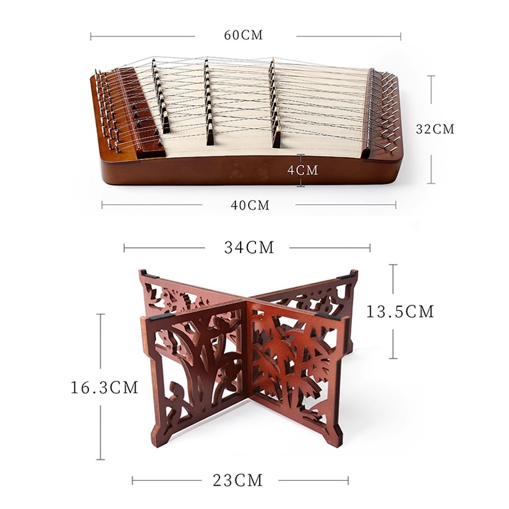 Przenośny Dulcimer odpowiedni dla początkujących, długość 60 cm, towarzysza zespołu/miłośnicy muzyki,B