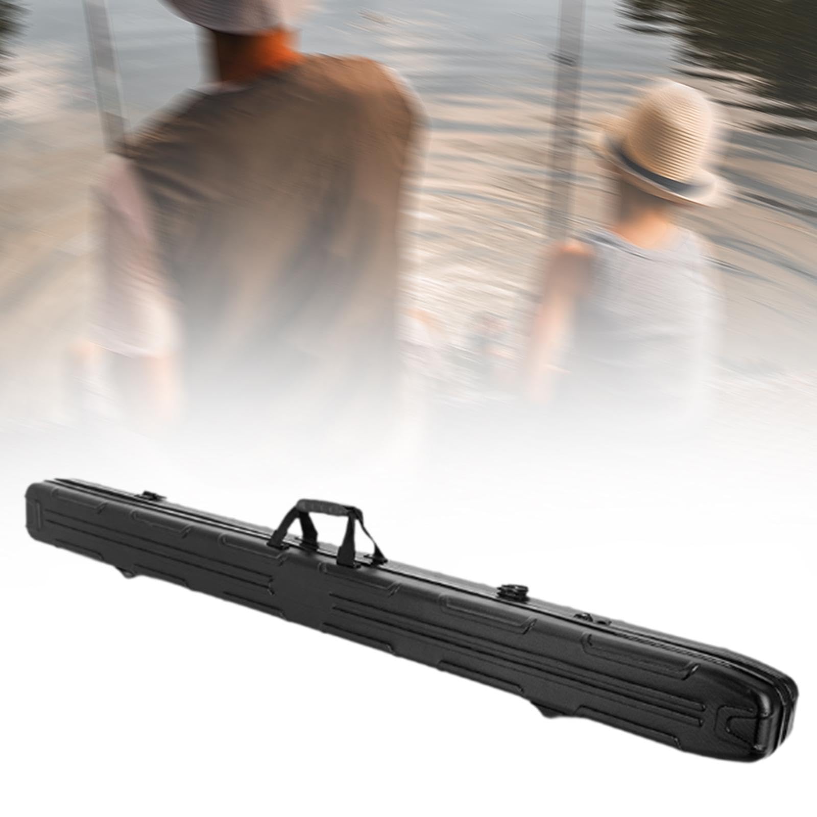F Fityle Borsa per Canna da Pesca Custodia per Canna da Pesca Tubo Multifunzione con Rigido Organizzatore per attività all'aperto Regali Barca da
