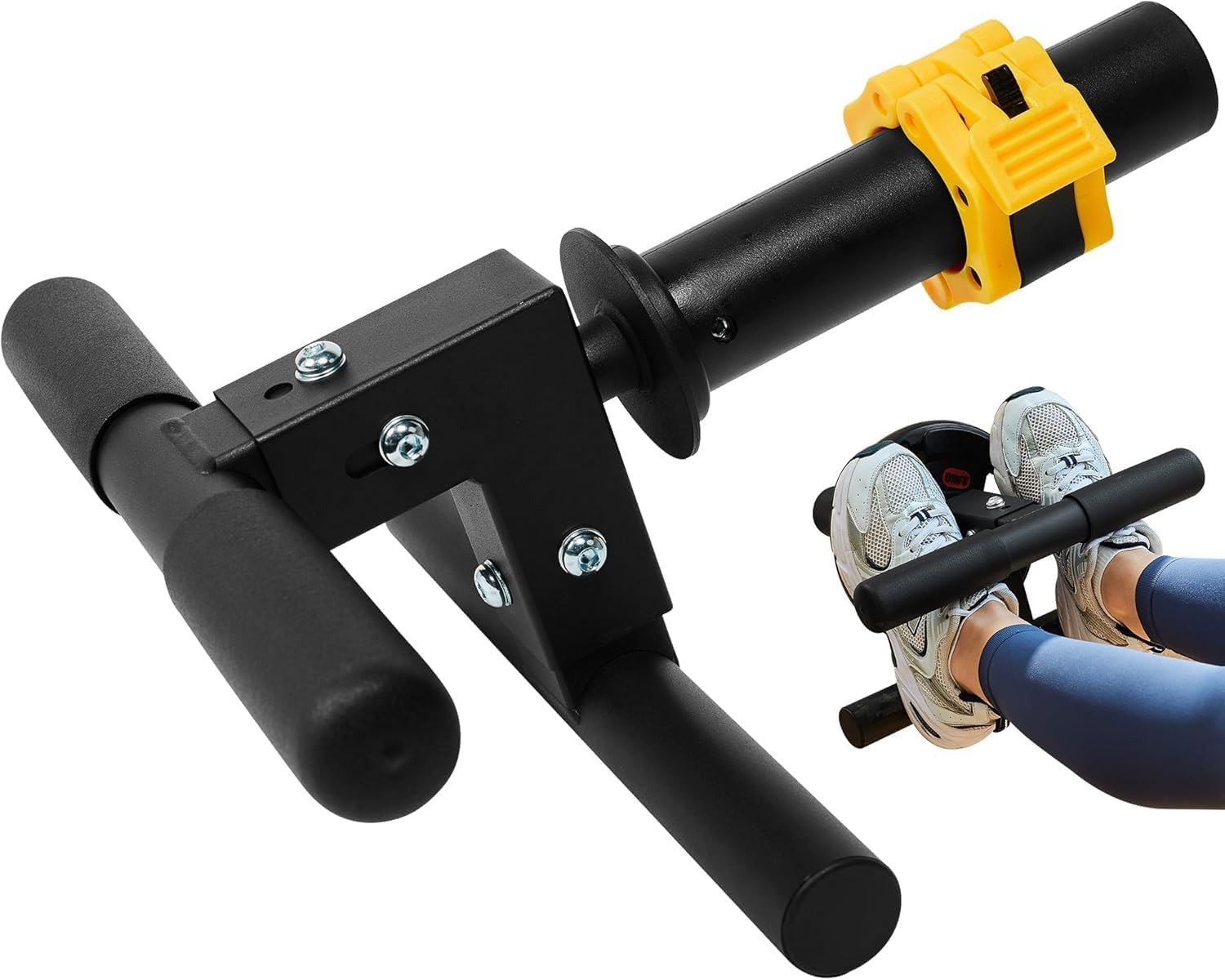 ‘Tibialis Trainer Tib Bar Raise Machine Exercise Equipment Strength Training Ripping Lower Leg Muscles Workout Home Gym Fit 2” Weight Plates’