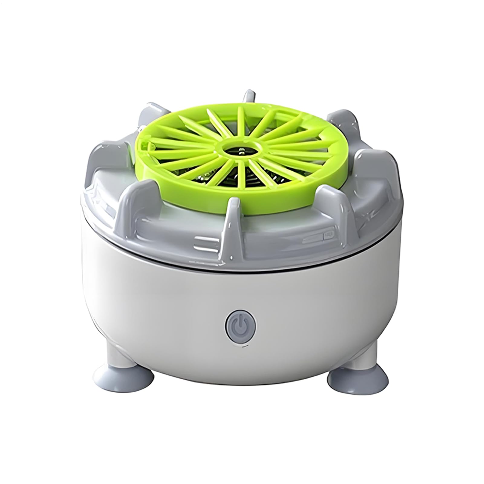 Fruit and Vegetable Washer, Automatic Cleaning Machine with Smart Technology, Multi-Purpose Food Purifier and Produce Cleaner for Lettuce, Salad, Eggs, Strawberries, White Gray