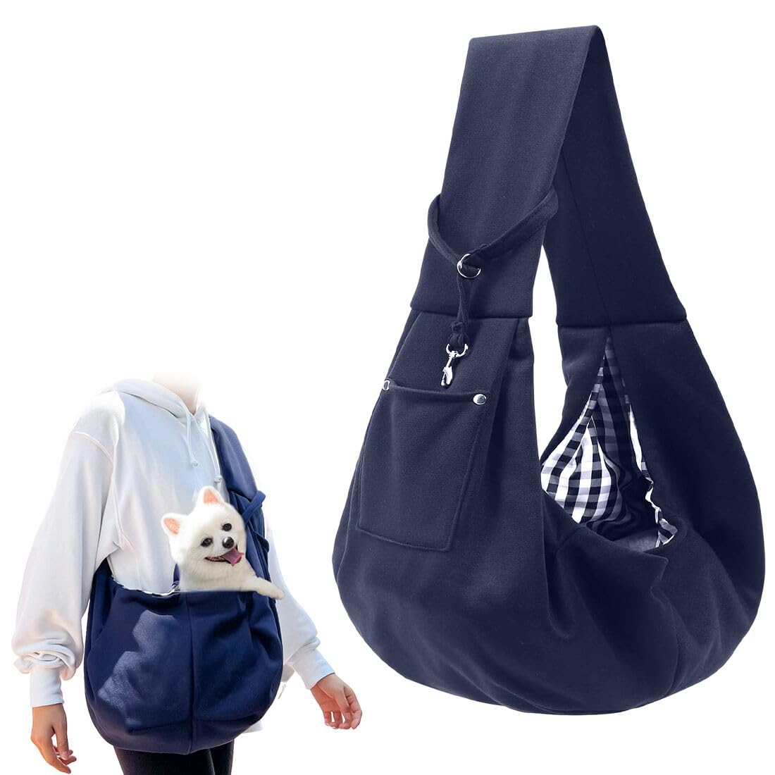 Borsa da Viaggio per Cani, Regolabile Borsa Animali Domestici, Trasportino da Passeggio, Borsas Porta Cane, per Viaggio Passeggiata