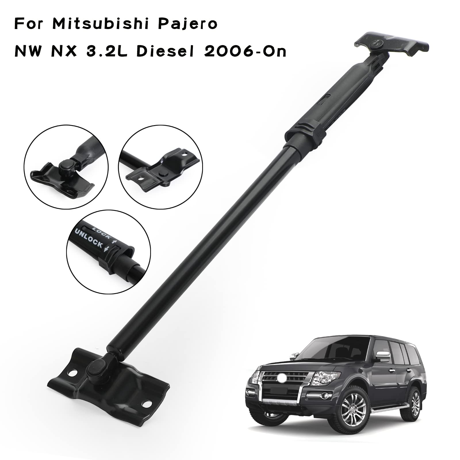 Puntone Portellone Posteriore Per Mitsubishi Pajero Shogun V98W MK4 3.2L - Ricambio 5822A001