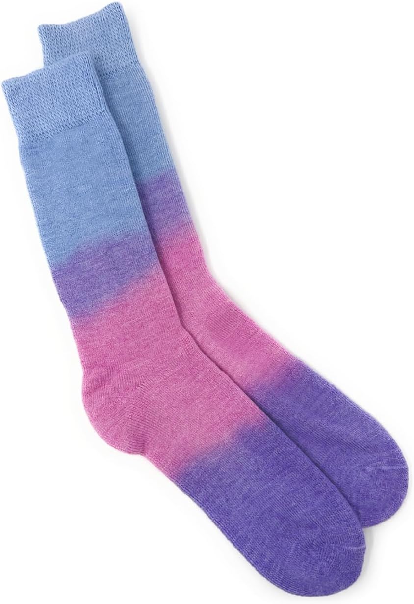 WARRIOR ALPACA SOCKS - Outdoor Alpaca Wool Socks, Terry Lined with Comfort Band Opening For Men And Women (1 PAIR Medium, Pastel Mellow Vibes) - Image 3