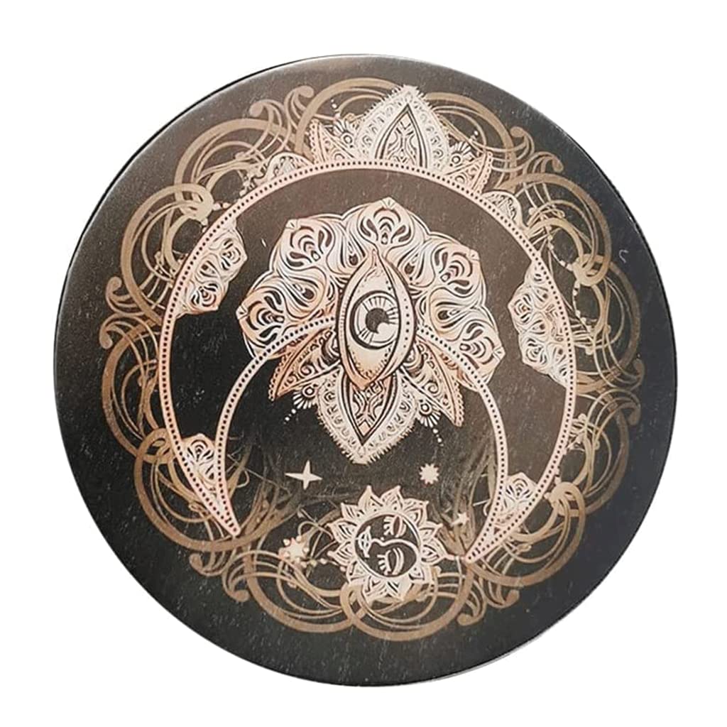 PAASHE Handpan Tambour Shaman Tambour Tambour Fait à la Main Facile à Apprendre Handpan Tambour Portable Ethereal Tambour Adulte Débutant Langue Tambour Haute qualité