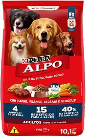 Purina Alpo Alpo - Ração Cães Adultos Carne E Frango 10,1Kg