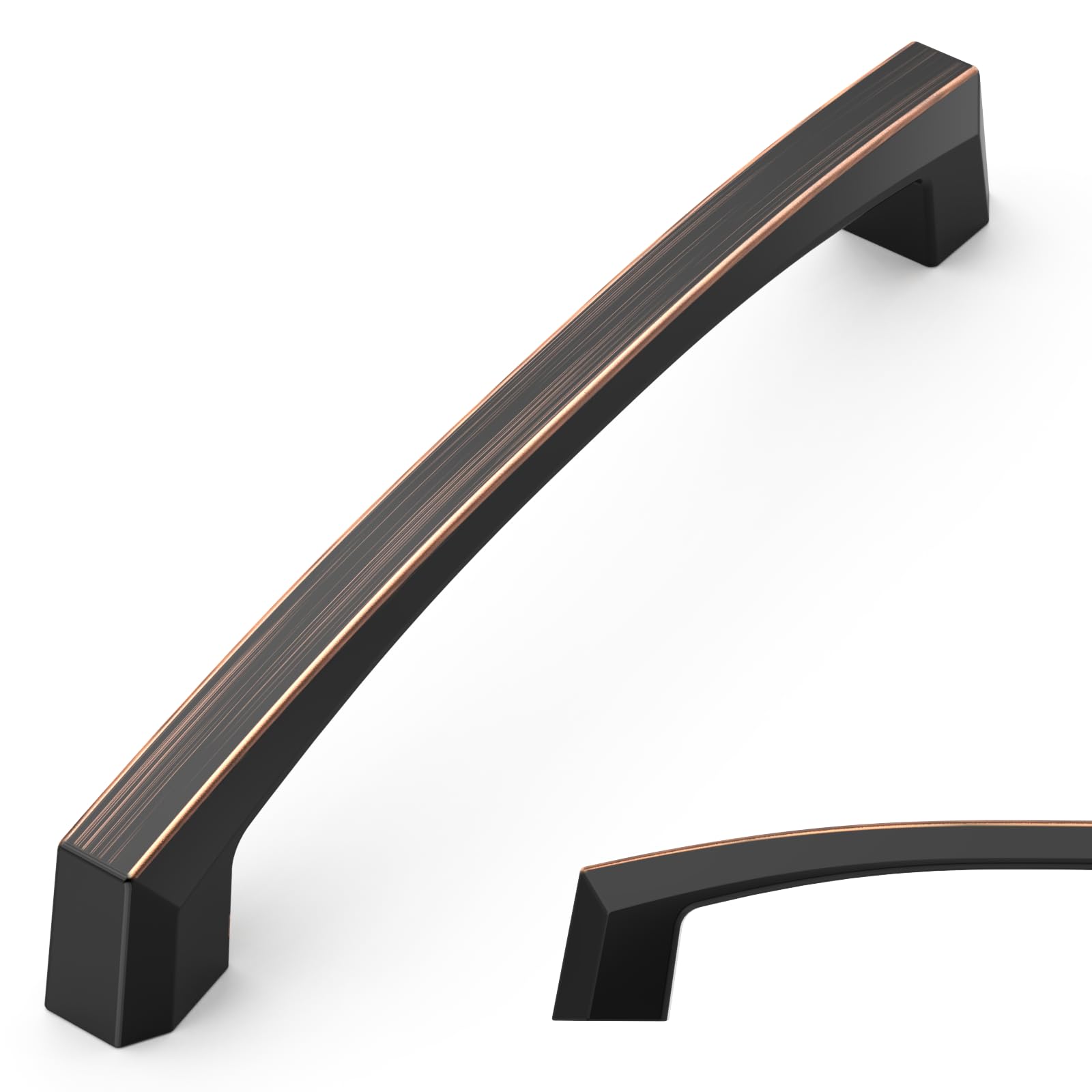 Amerdeco 10 Pack Champagne Bronze Cabinet Pulls 5 Inch(128MM) Hole Centers Kitchen Cabinet Handles Hardware — Amazon image 27