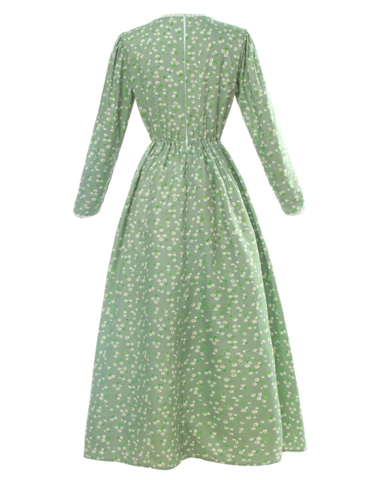 NSPSTT Prairie Dress Women Pioneer Dress Colonial Costume Women Amish Old Fashioned Floral Dresses, Green-dress, Large : Buy Online at Best Price in KSA - Souq is now Amazon.sa: Fashion NSPSTT Prairie Dress Women Pioneer Dress Colonial Costume Women Amish Old Fashioned Floral Dresses, Green-dress, Large : Buy Online at Best Price in KSA - Souq is now Amazon.sa: Fashion