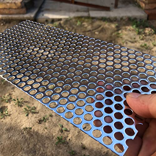 Malla de filtro de metal perforada con placa de agujero de 8 mm 3