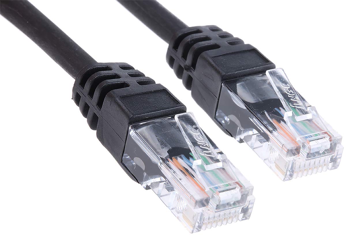 RS PRO Câble Ethernet Cat.5e, 20 m, noir, fiche A RJ45 U/UTP, B RJ45, LSZH