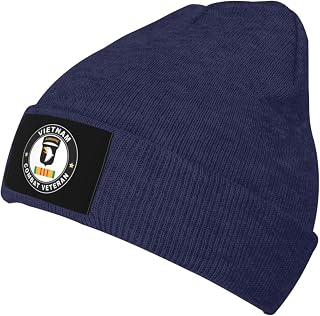 101st Airborne Division Vietnam Combat Veteran Beanie Hat Mens Woman's Beanie Hat Soft Warm Snow Hats