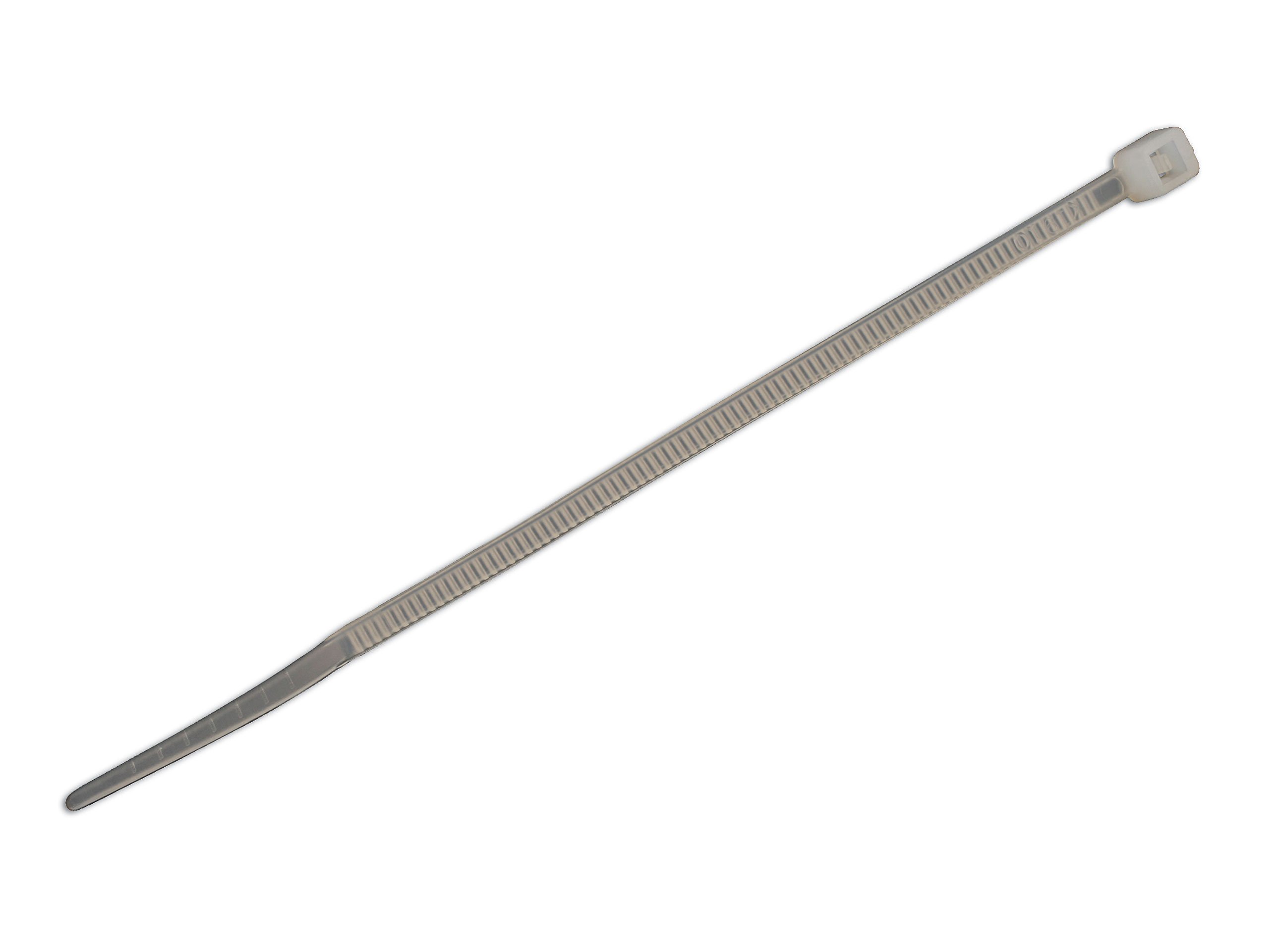 1x Connect Natural Cable Tie 300mm x 4.8mm Pk 100 Workshop Garage DIY Handy