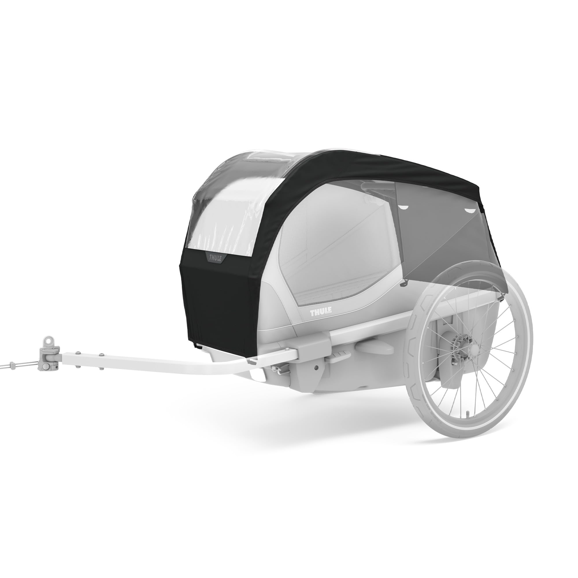 Thule Bexey Rain Cover Zubehör-regenverdeck Für Hunde-fahrradanhänger Black, Medium | Kinderwagen-Wetterschutzschilde