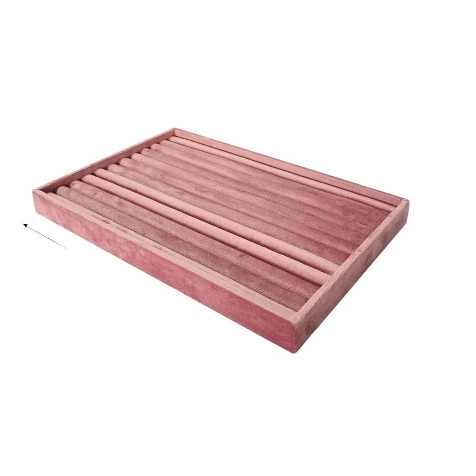 YGMNQAL Velvet Jewelry Tray Luxury Velvet Jewelry Organizer Tray - Multi-compartment Storage for Earrings Rings Necklaces Dresser & Vanity Use