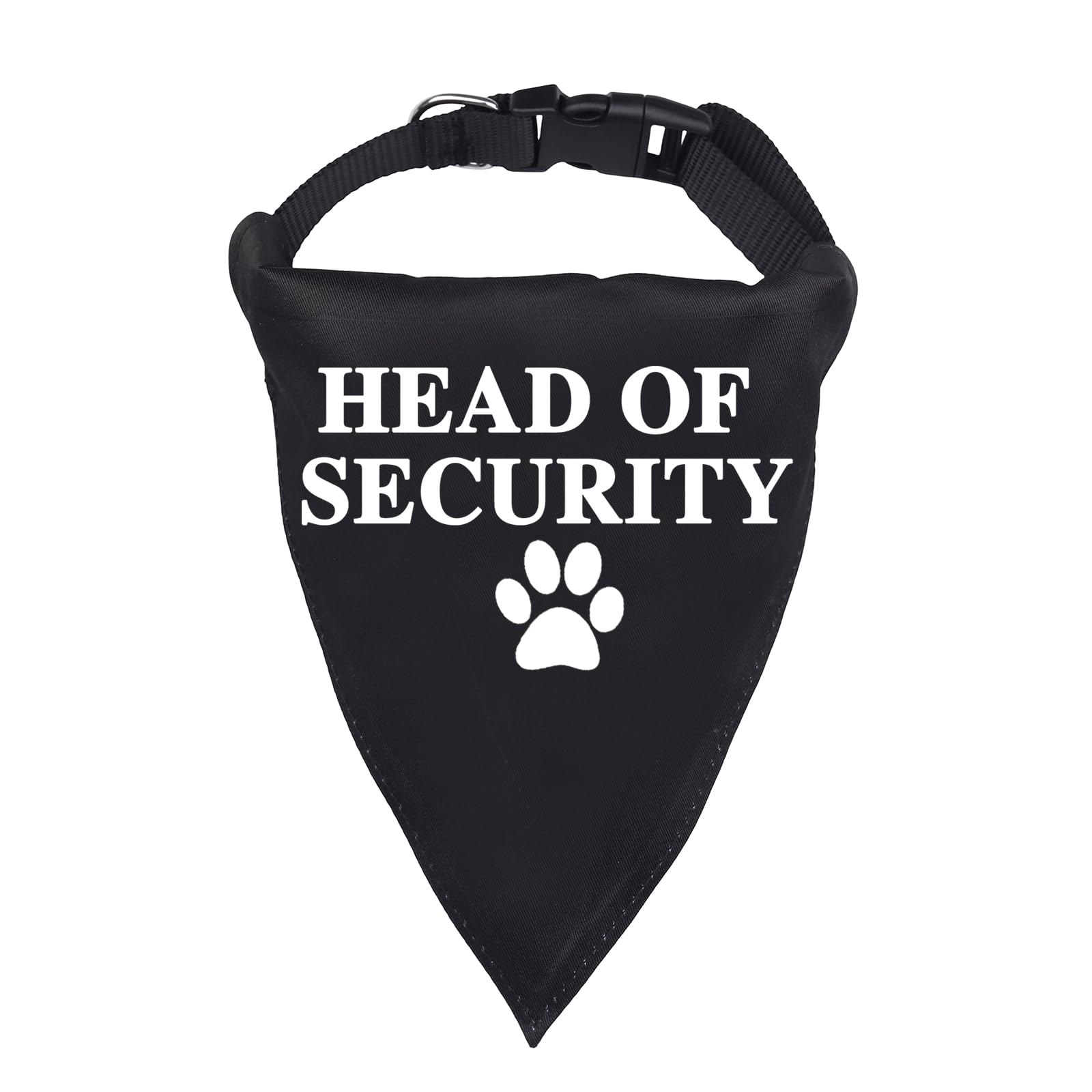1 Piece Head of Security Dog Bandana Pregnancy Announcement Dog Parent Gift Baby Security Dog Bandana (Head Of Security DC)
