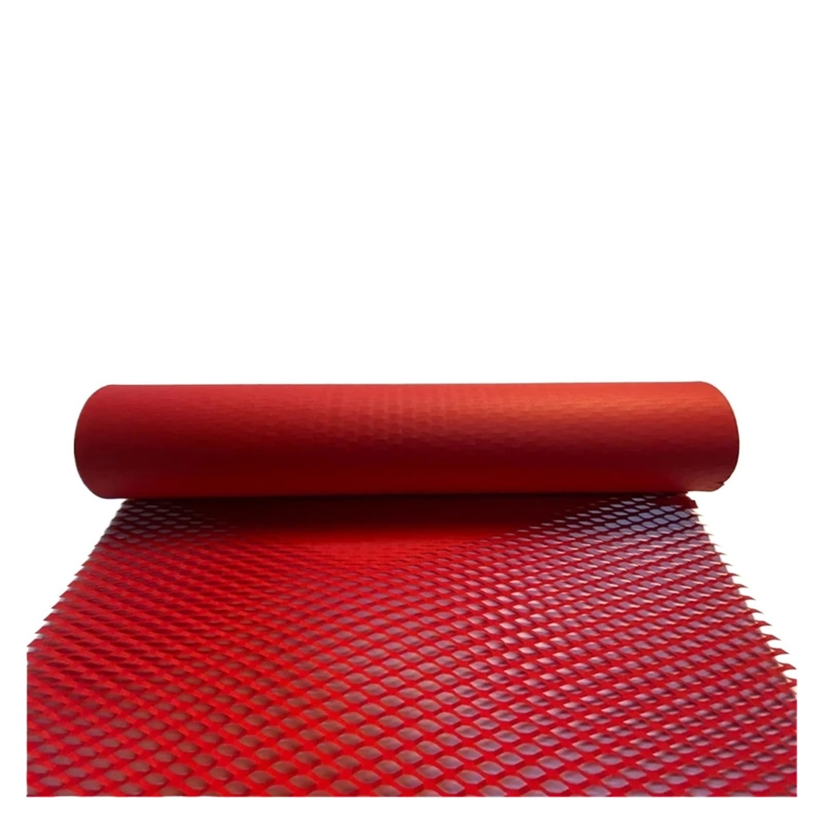 Honeycomb Packaging Paper Roll, Paper Bubble Wrap Honeycomb Packaging Roll Multicolor Multiple Sizes(Red11.8inchx9.8ft)