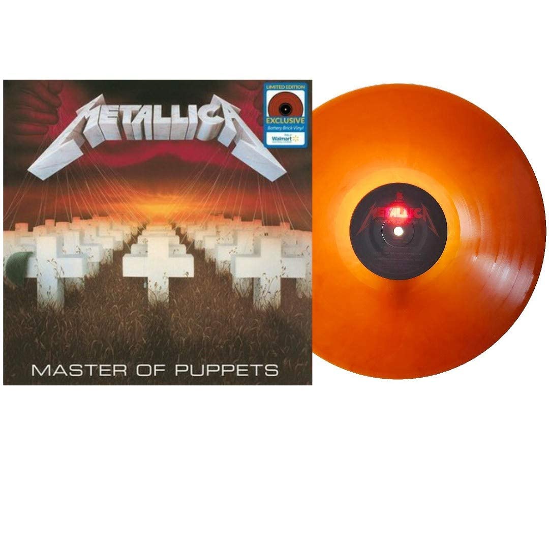 Metallica Vinyl Master of Puppets (Exclusive Brick Orange Red